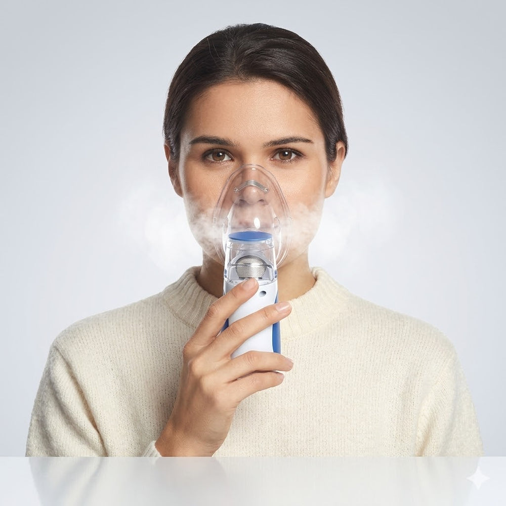 Advanced Portable Mesh Nebulizer – Silent, Fast Relief for Adults & Kids