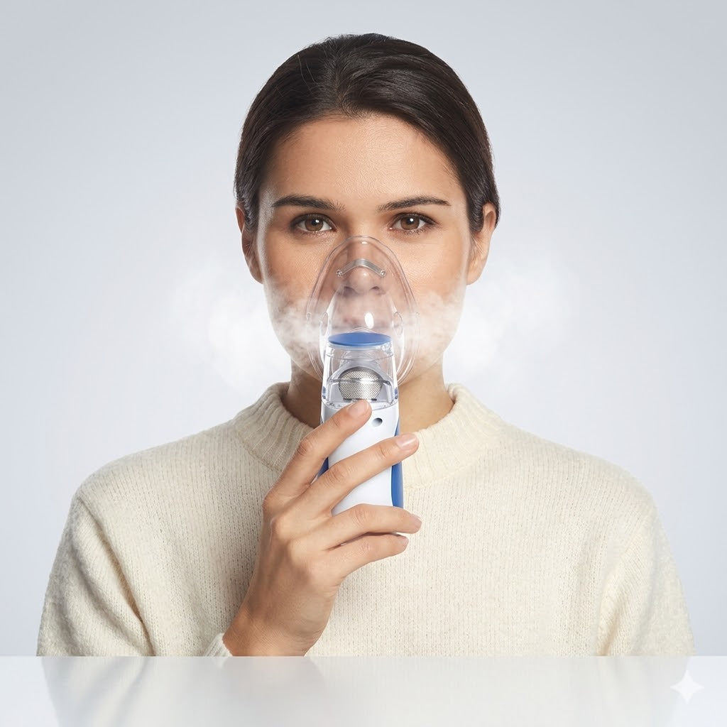 Advanced Portable Mesh Nebulizer – Silent, Fast Relief for Adults & Kids