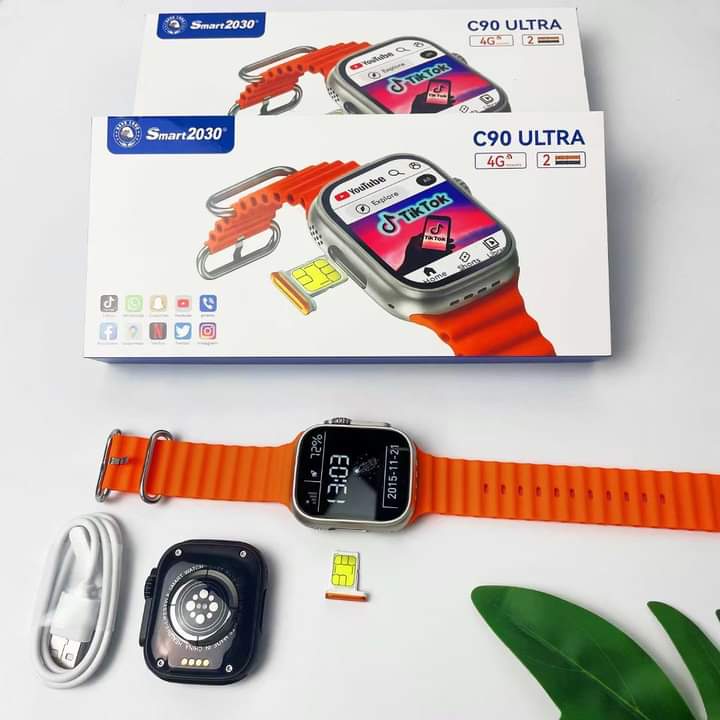 C90 Ultra Android Wrist-Phone: The 64GB Smartwatch with Dual Cameras & Full Google Play Support