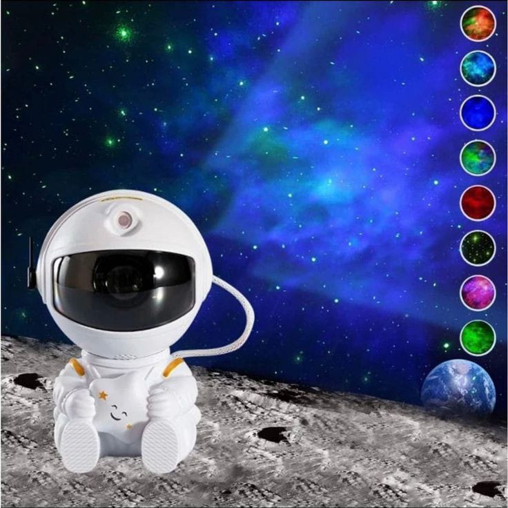 NebulaExplorer Pro: The 360° Magnetic Astronaut Galaxy & Starry Sky Projector