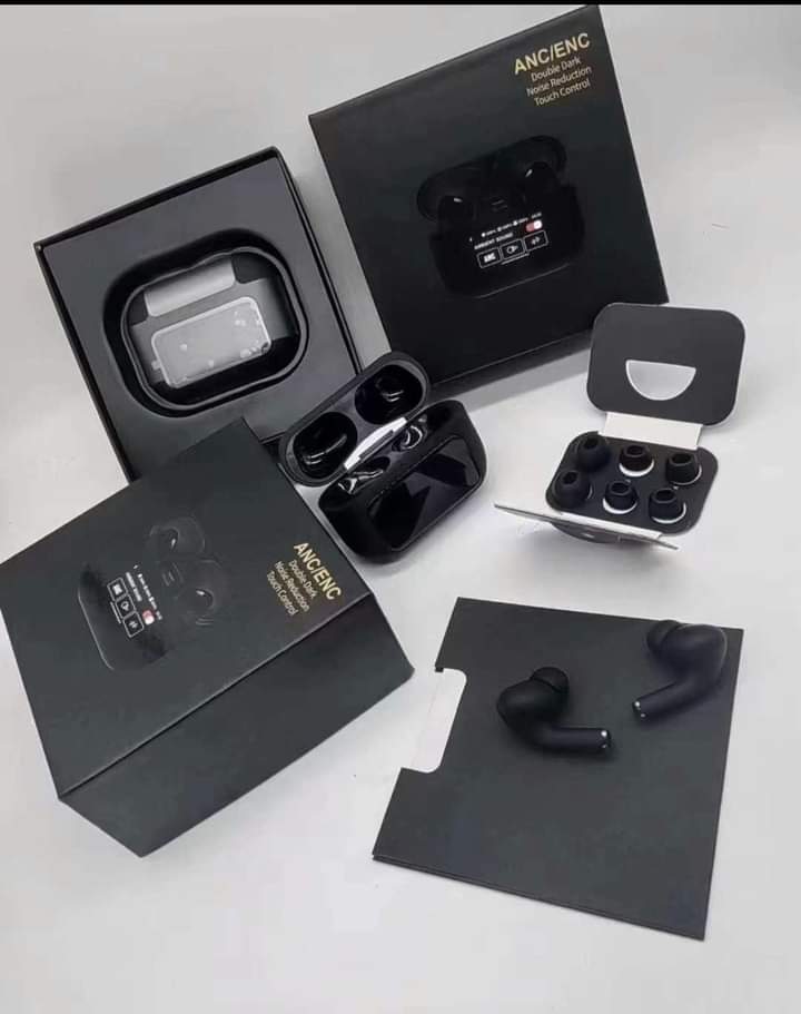 A9 Pro Carbon Edition: Smart Touch-Display Earbuds with Hybrid ANC & Studio-Grade Acoustics