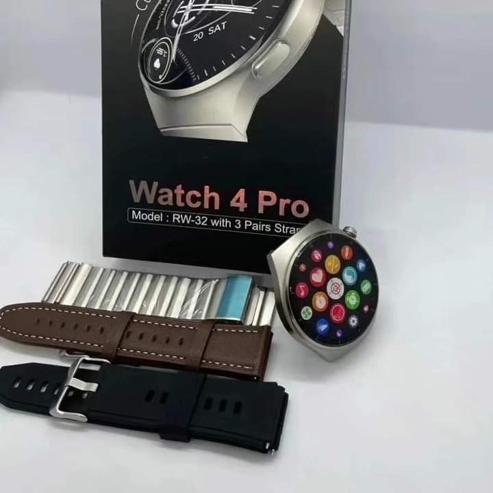 Haino Teko RW-32 Signature Edition: Ultra-AMOLED Smartwatch with 3 Premium Interchangeable Straps