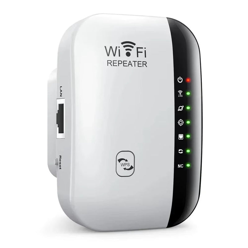 Wireless WiFi Extender 300Mbps – 802.11N Booster, 2.4GHz Super Fast Speed for Home & Office