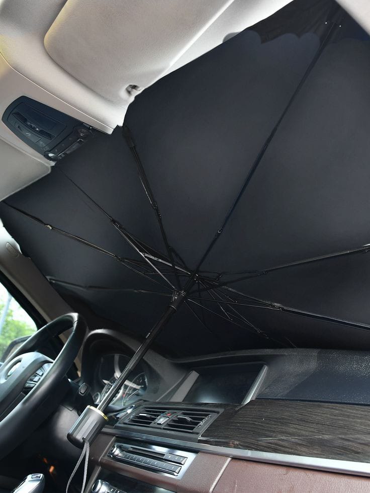 TitanShield Pro: The One-Click Umbrella Sun Shade for Instant Cabin Cooling