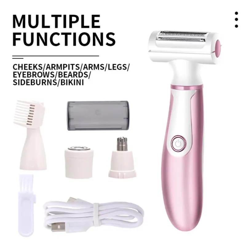 Daling Luxe 4-in-1 Total Grooming System: The Ultimate Precision Shaver & Facial Care Kit