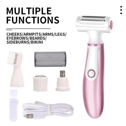 Daling Luxe 4-in-1 Total Grooming System: The Ultimate Precision Shaver & Facial Care Kit