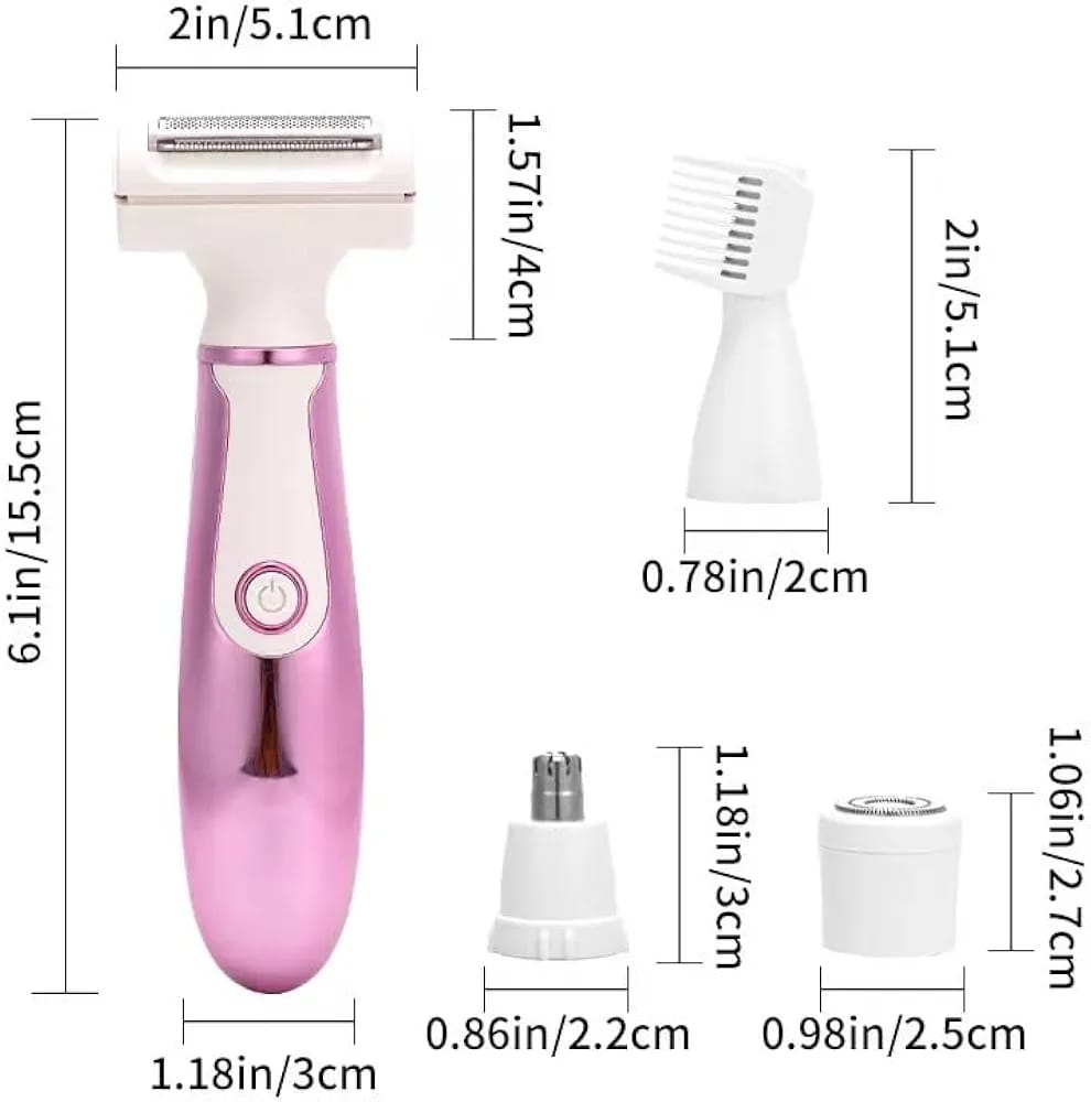 Daling Luxe 4-in-1 Total Grooming System: The Ultimate Precision Shaver & Facial Care Kit