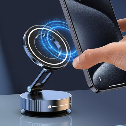 MagVac Elite: The 360° Industrial-Strength Magnetic Vacuum Mount for Any Smooth Surface
