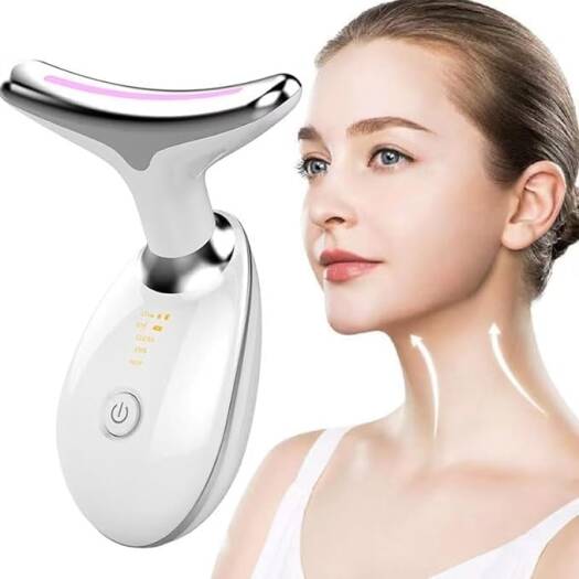 LuminaLift Pro: The 3-in-1 LED Sonic Sculptor for Face & Neck Rejuvenation