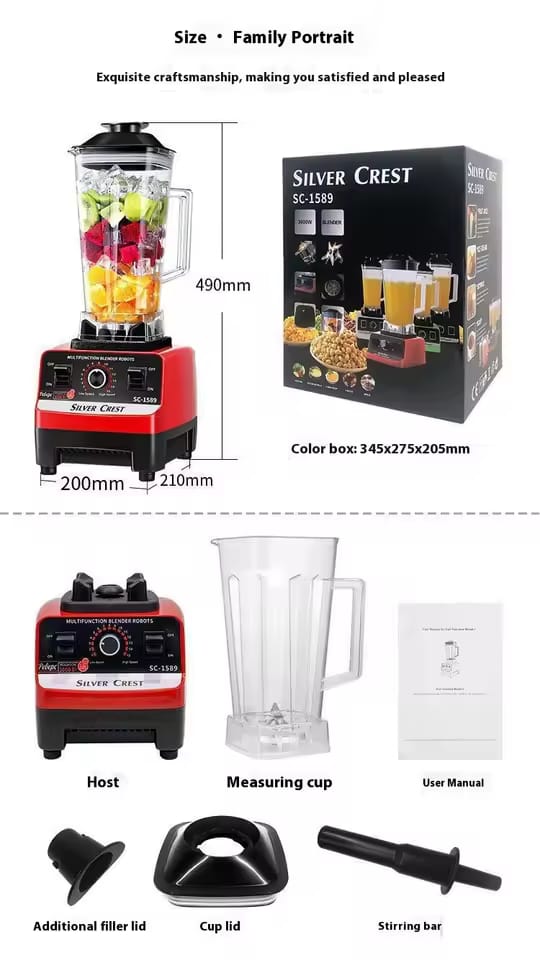 TitanForce 4500W Ultra-Pro: The Commercial-Grade 2-in-1 Master Blender & Precision Grinder