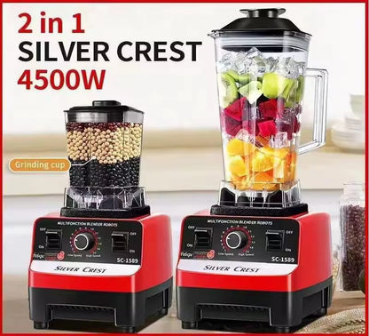 TitanForce 4500W Ultra-Pro: The Commercial-Grade 2-in-1 Master Blender & Precision Grinder