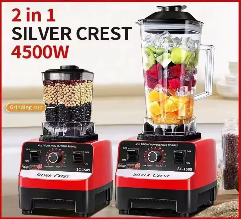 TitanForce 4500W Ultra-Pro: The Commercial-Grade 2-in-1 Master Blender & Precision Grinder
