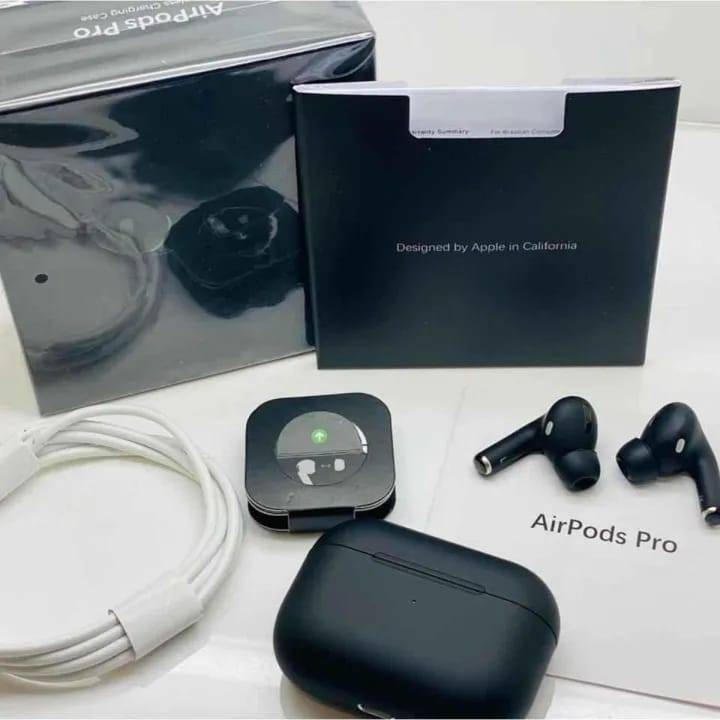 Black Pro Wireless Earbuds with Active Noise Cancellation | Premium Sound, Touch Control & MagSafe Case