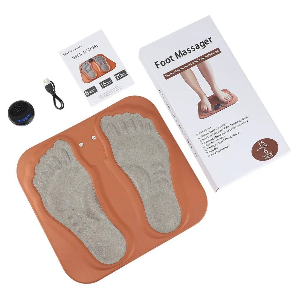Ultimate EMS Foot Massage Mat with Heat – Revitalize Your Feet