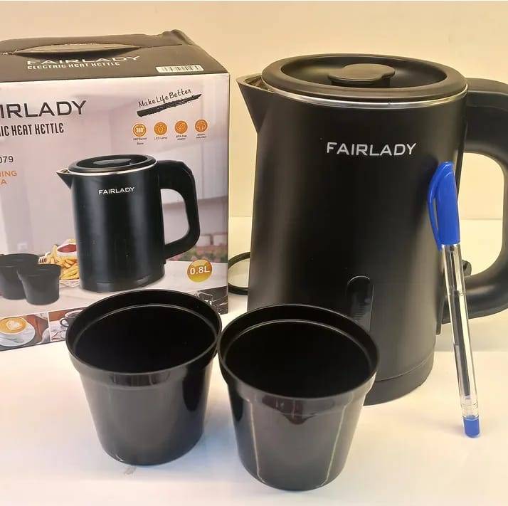 FAIRLADY FA-1079 | Signature Series Minimalist Electric Kettle — Matte Onyx