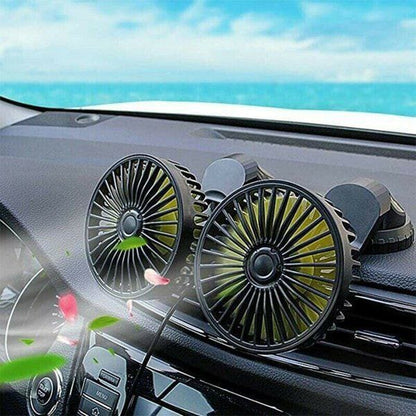 AeroFlow 360: The Ultra-Silent USB Turbine Fan for Instant In-Car Cooling