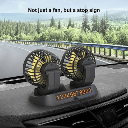 AeroFlow 360: The Ultra-Silent USB Turbine Fan for Instant In-Car Cooling
