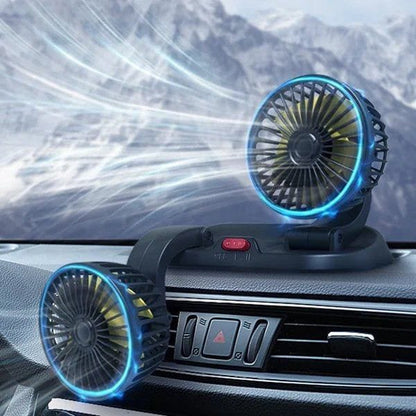 AeroFlow 360: The Ultra-Silent USB Turbine Fan for Instant In-Car Cooling