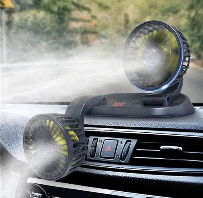AeroFlow 360: The Ultra-Silent USB Turbine Fan for Instant In-Car Cooling