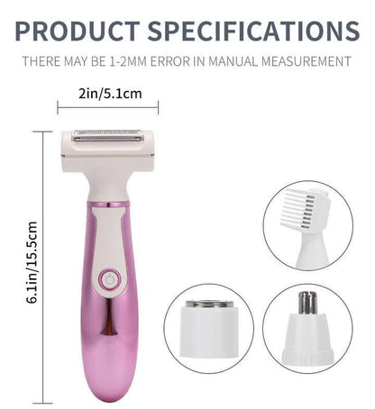 Daling Luxe 4-in-1 Total Grooming System: The Ultimate Precision Shaver & Facial Care Kit