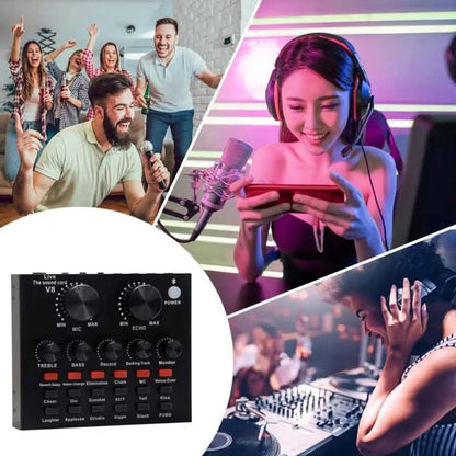 StudioMaster Pro: The Ultimate 192kHz/24-Bit USB Condenser Microphone & V8 Live Sound Card Bundle