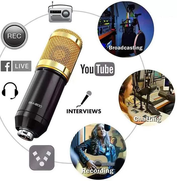 StudioMaster Pro: The Ultimate 192kHz/24-Bit USB Condenser Microphone & V8 Live Sound Card Bundle