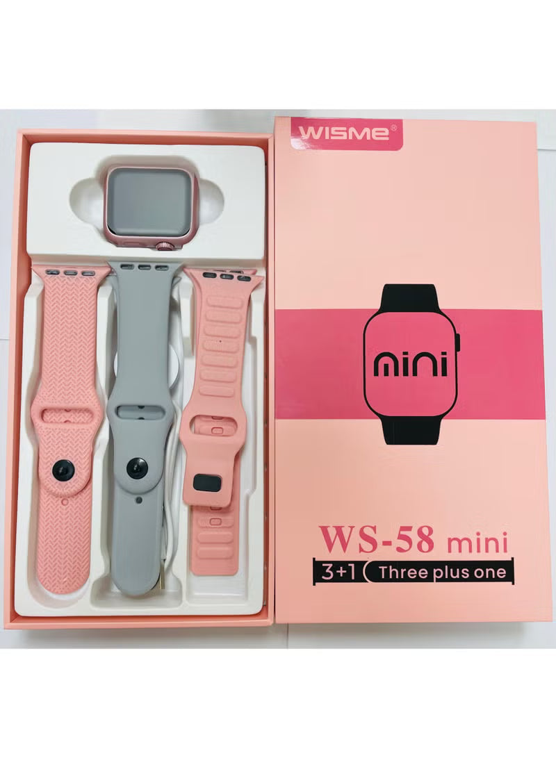 WS-58 Mini Elite: The 1.57" HD Nano-Bezel Smartwatch with Ultra-Smooth Processor